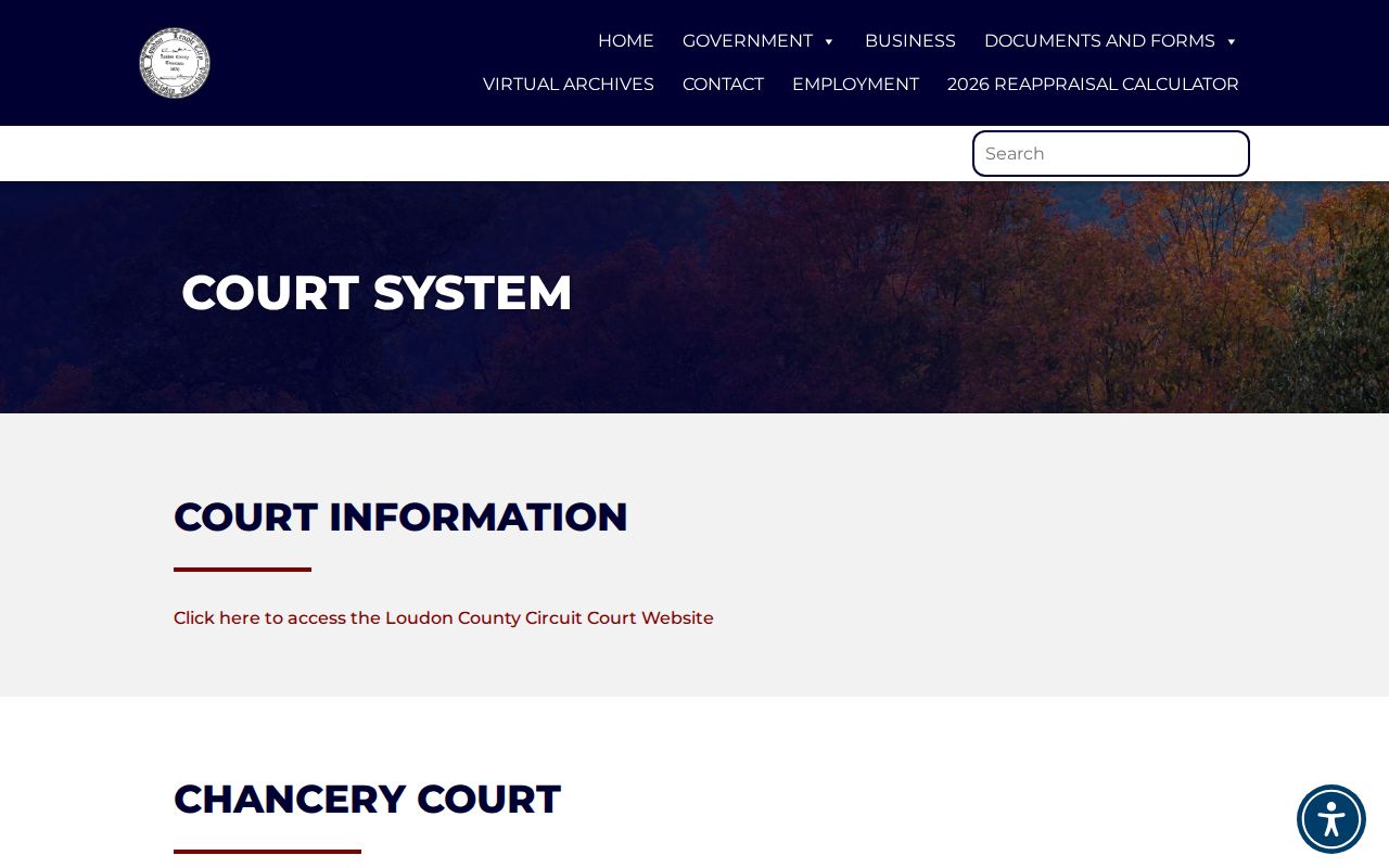 Loudon County Juvenile Center restricted court record structure